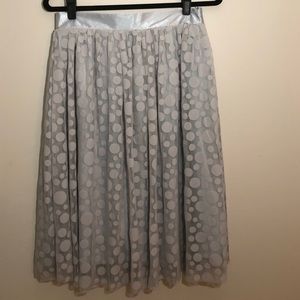 Space 46 Boutique Midi Skirt - Light Blue